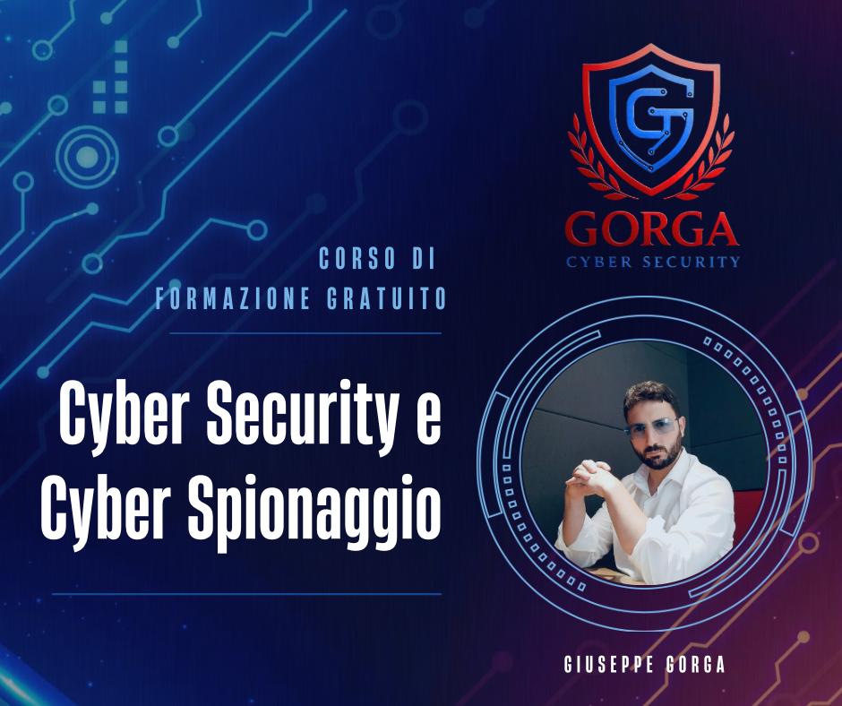 Corso Cyber security e Cyber Spionaggio